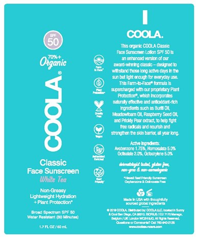 Classic Face Sunscreen White Tea SPF 50 tube - Classic Face Sunscreen White Tea SPF 50 tube